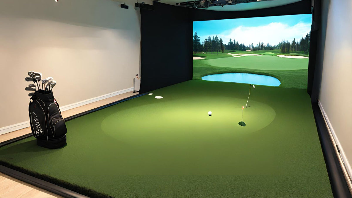 Golf Simulator And Putting Green at Roger Hughes blog