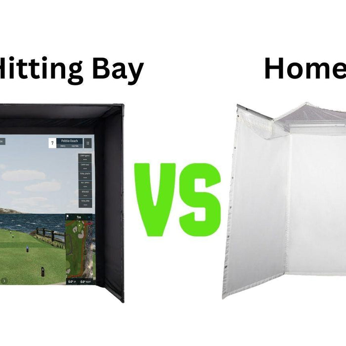 Comparing the Majestic Hitting Bay V2 and HomeCourse Pro GolfScreen 180 - Simply Golf Simulators
