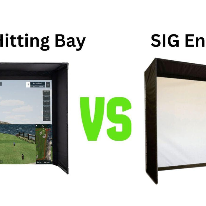 Comparing the Majestic Hitting Bay V2 and the SIG Enclosure - Simply Golf Simulators