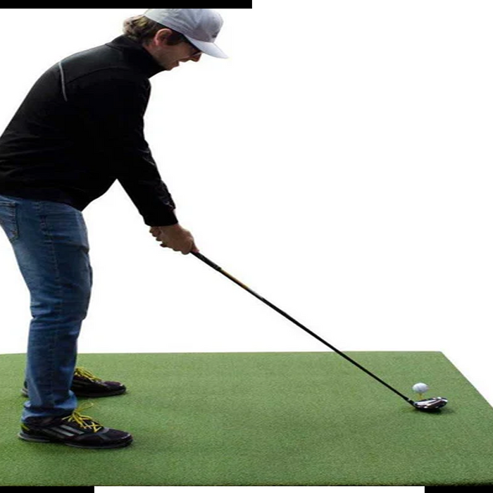 Eagle Golf Hitting Mat in use