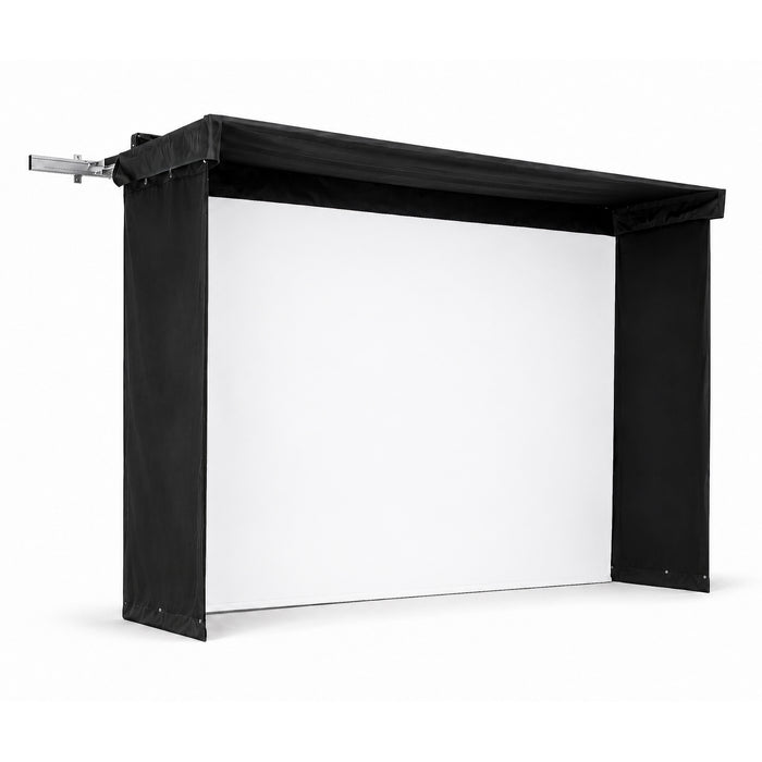 Vanish Lite 11 retractable golf simulator hitting screen