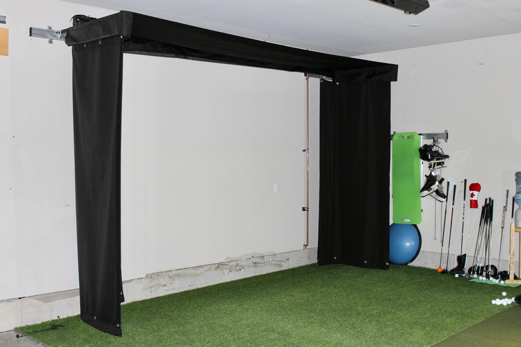 Vanish Lite Indoor golf practice area.