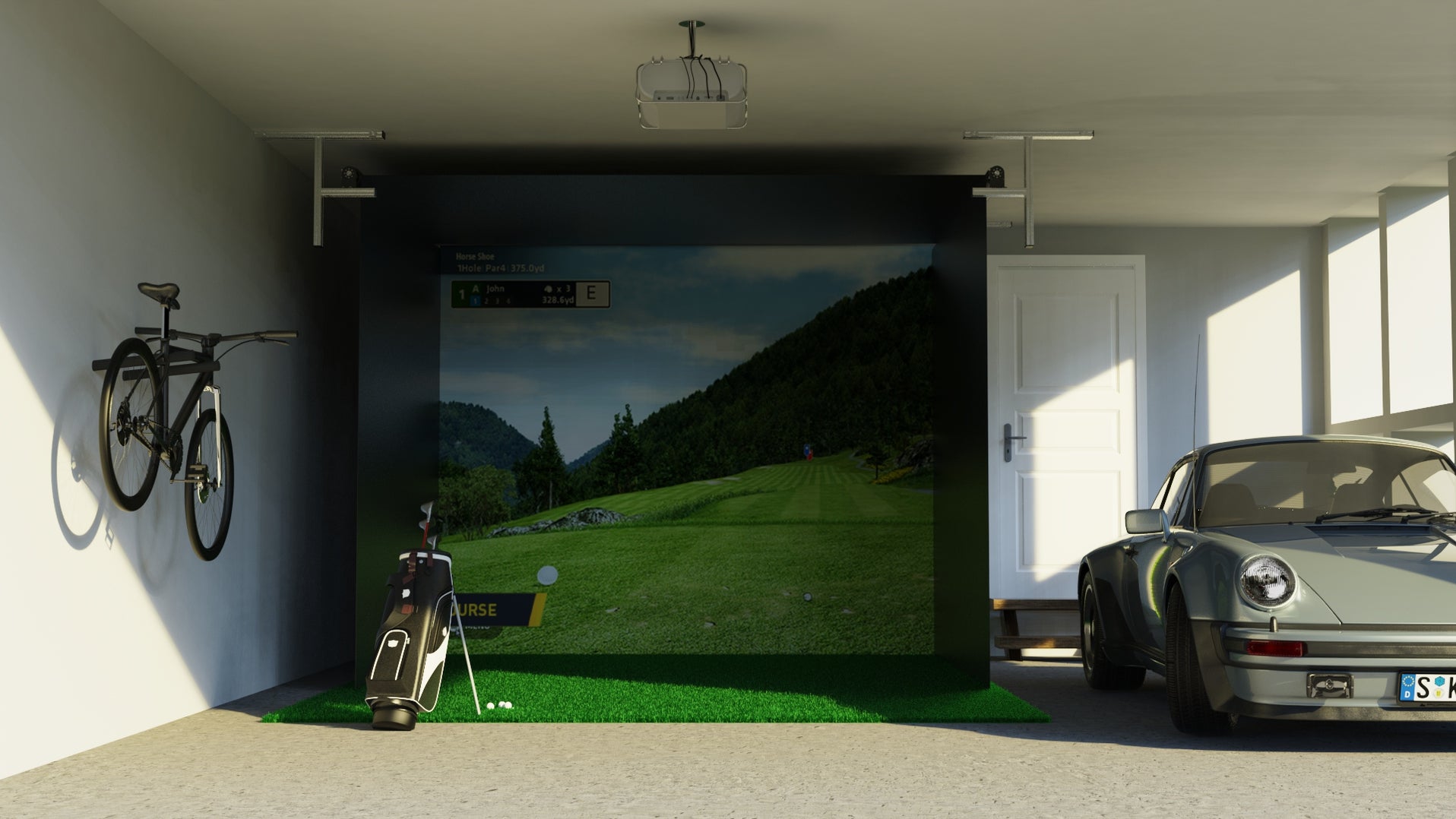 Vanish Series Retractable Golf Enclosure | The SportScreen — Simply ...