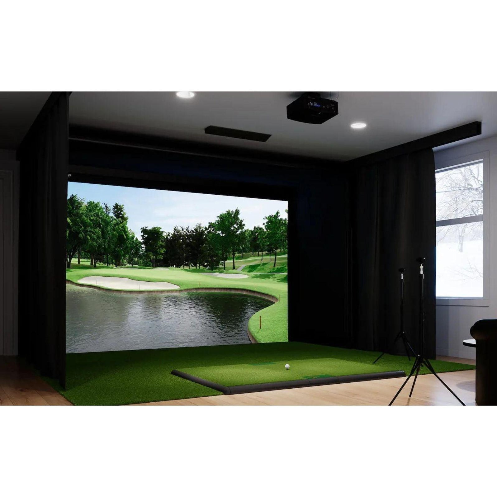 Golf Simulator Curtain — Simply Golf Simulators