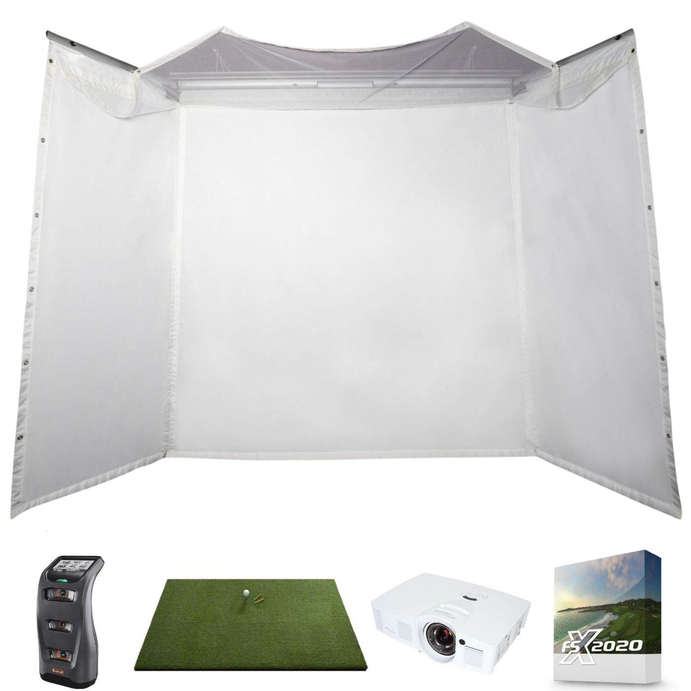 Launch Pro Retractable Simulator Package — Simply Golf Simulators