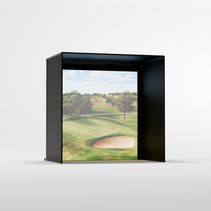 Carl's Place Premium Enclosure for golf simulators 8x8