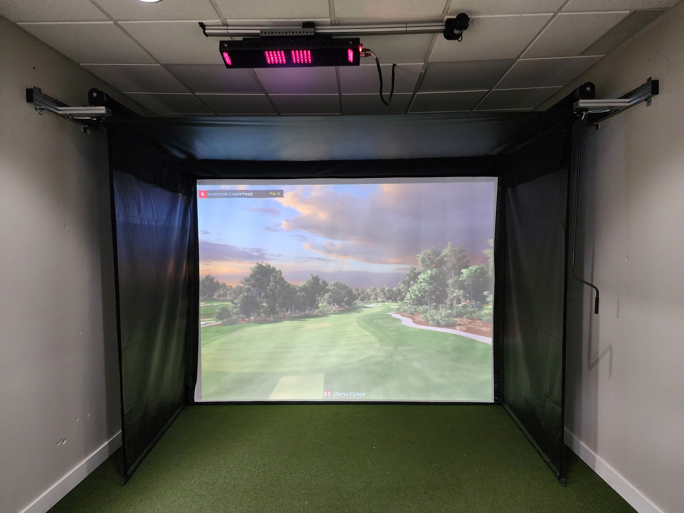 Vanish Series Retractable Golf Enclosure | The SportScreen — Simply ...