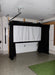 Vanish Lite in garage partially retracted screen