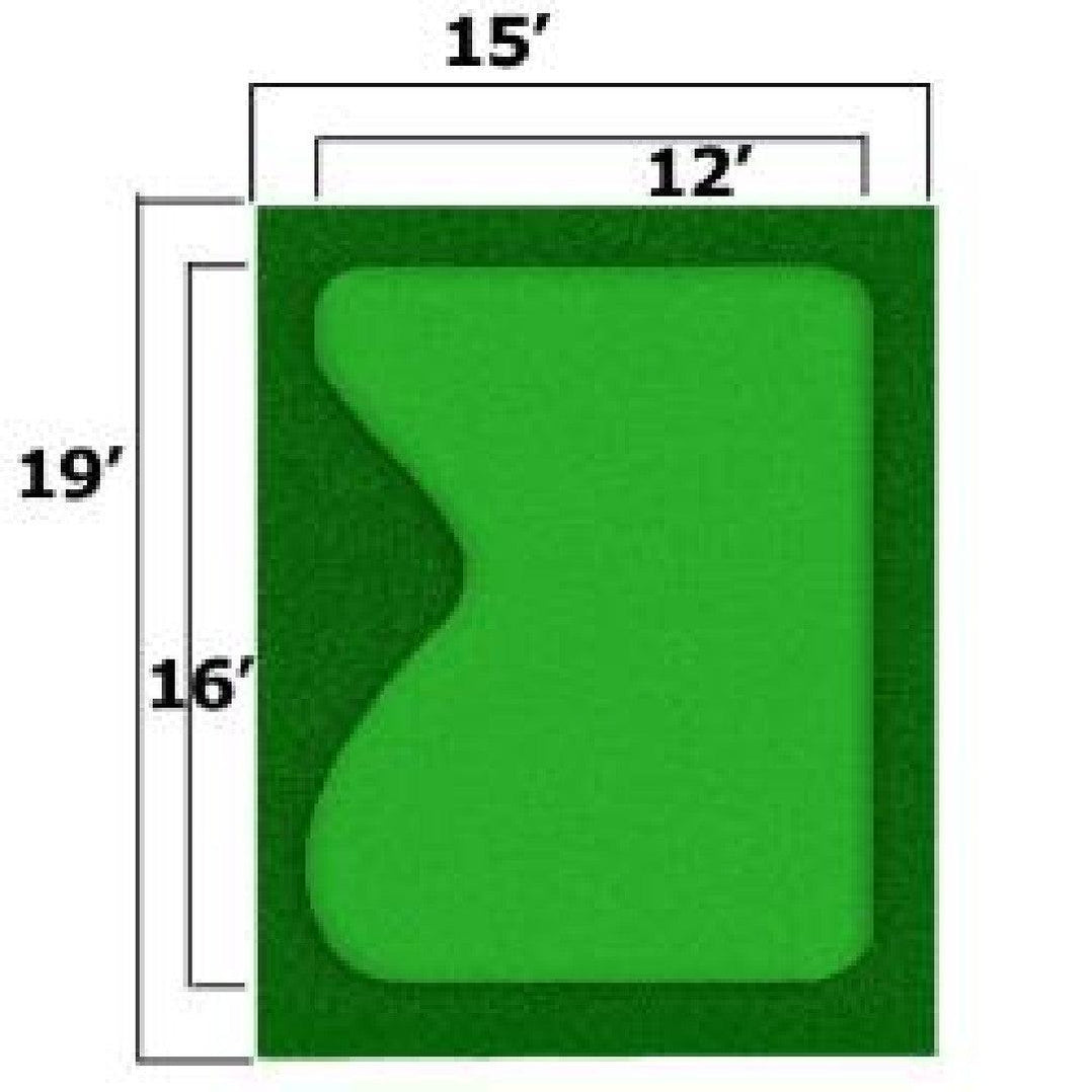 Par saver putting green simply golf simulators