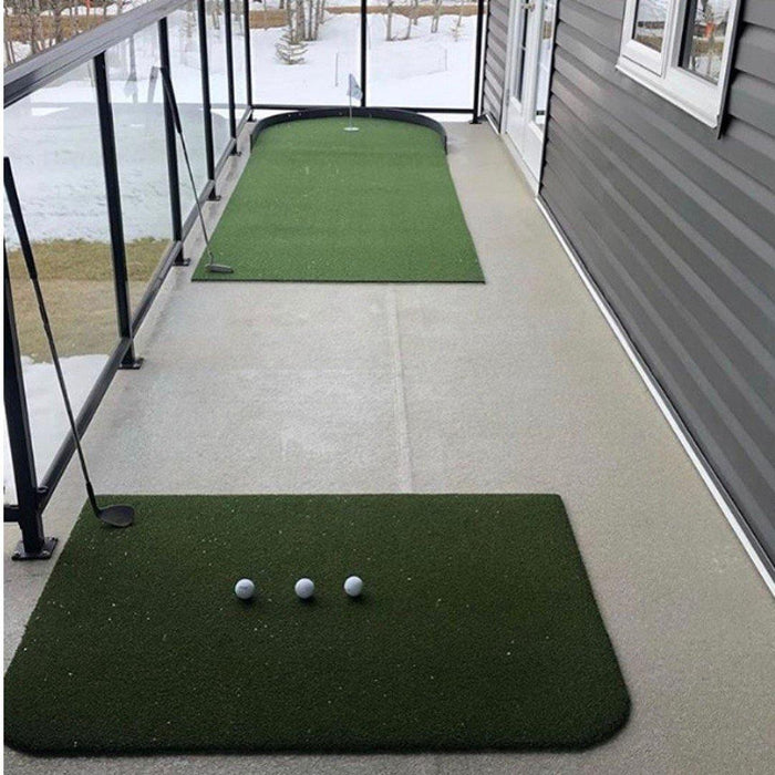 Commander Patio Series Putting & Chipping Green 3′x15′ - 1 Cup - Simply Golf Simulators