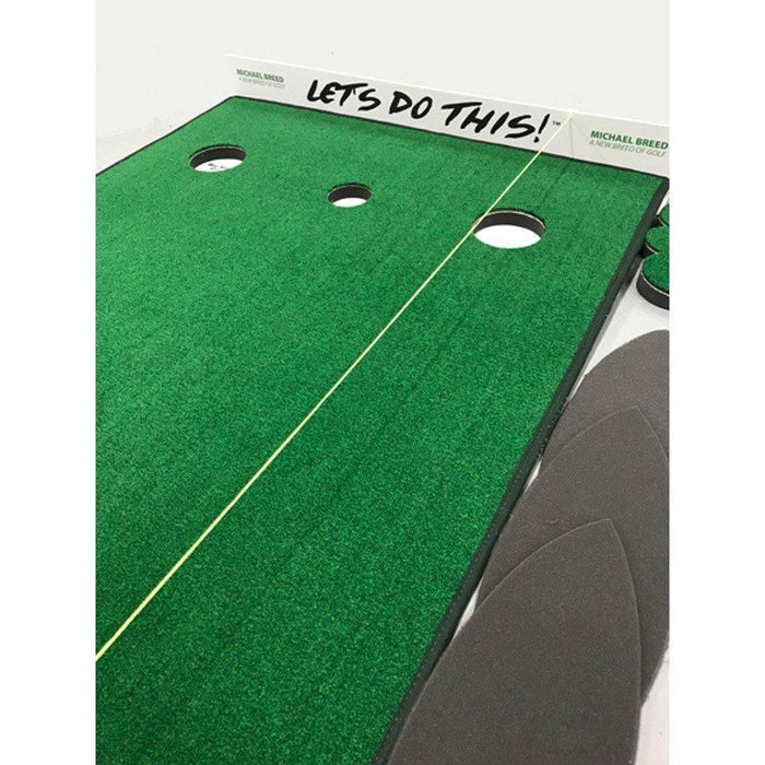 Michael Breed’s “Let’s Do This!” Training Green 3'x10' - 3 Cups - Simply Golf Simulators