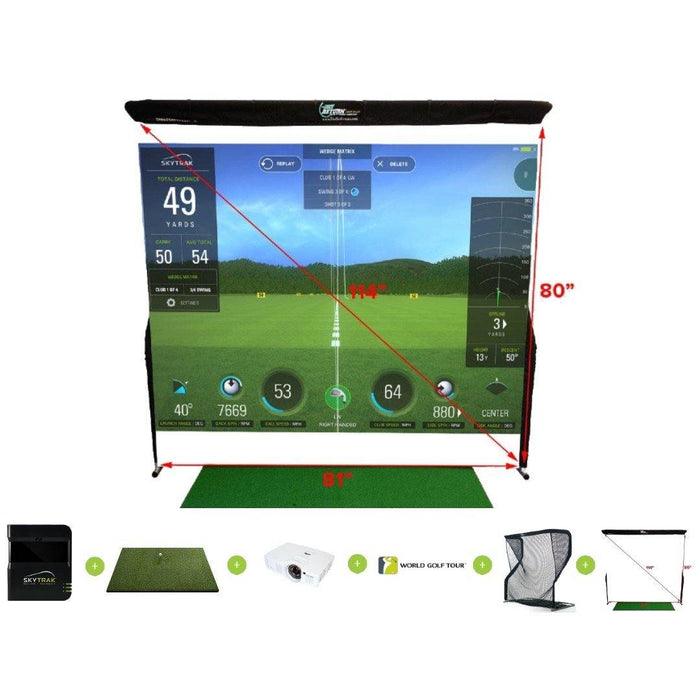 SkyTrak Home Simulator Package - Simply Golf Simulators